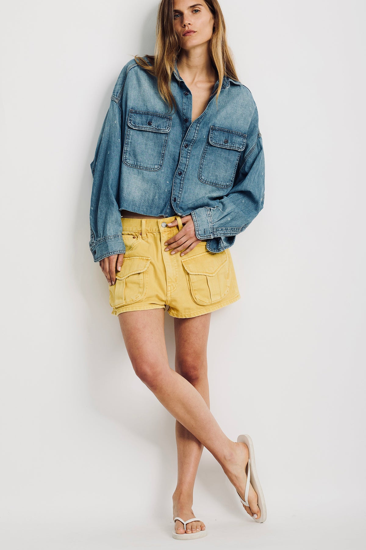 Claire Cargo Short - Vibrant Yellow