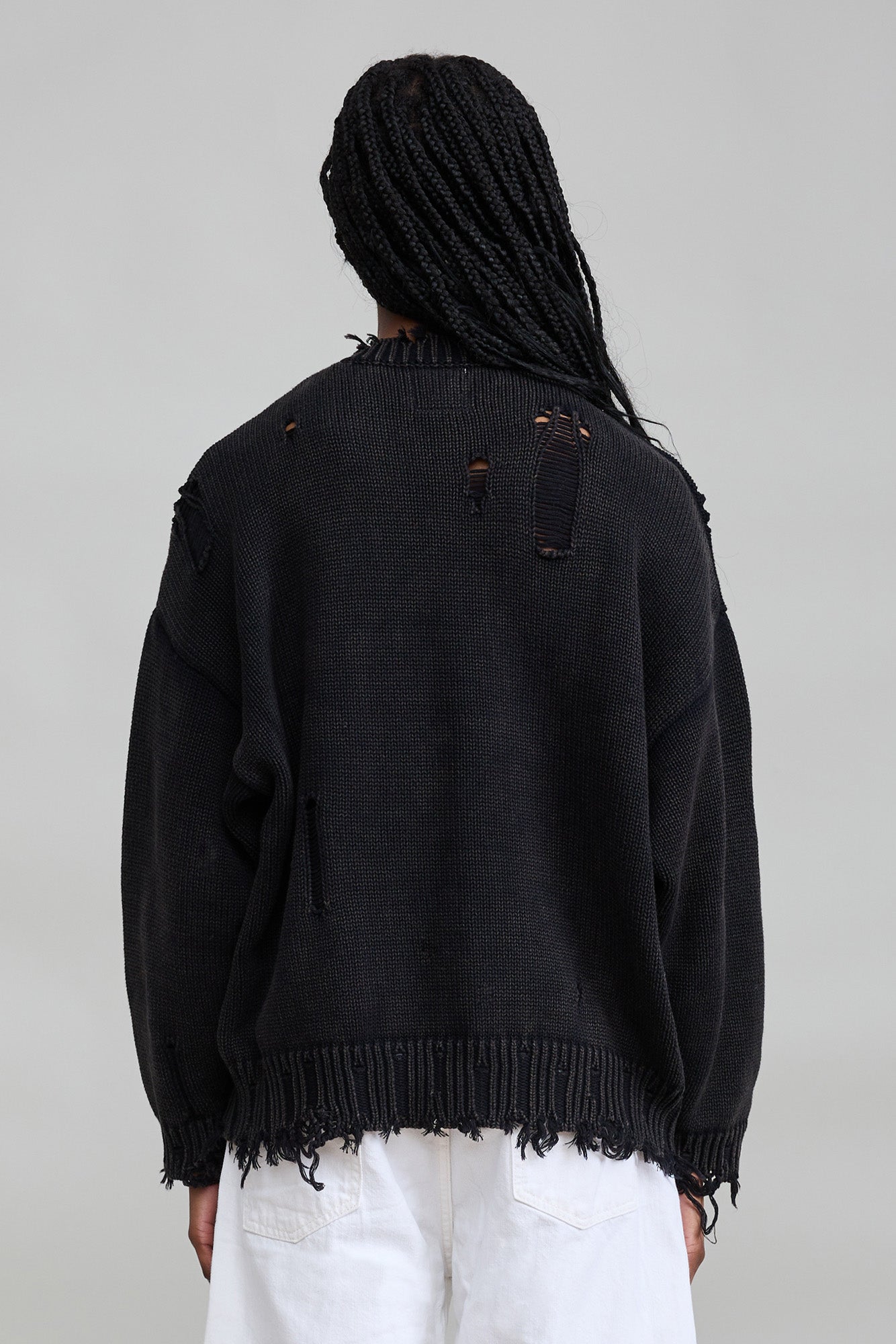 American Flag Sweater - Black