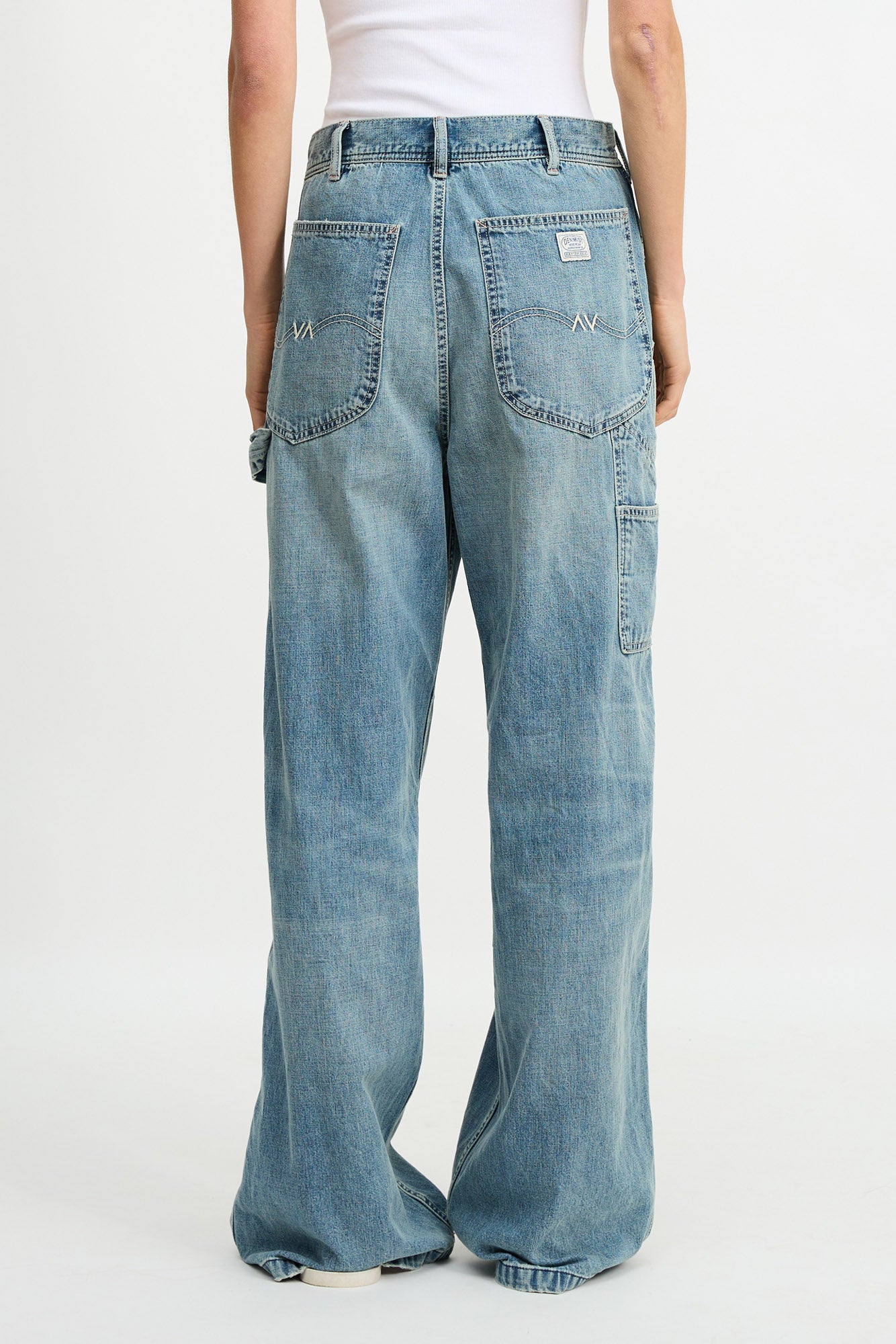 Teri Wide Leg Carpenter Pant - Holton Indigo