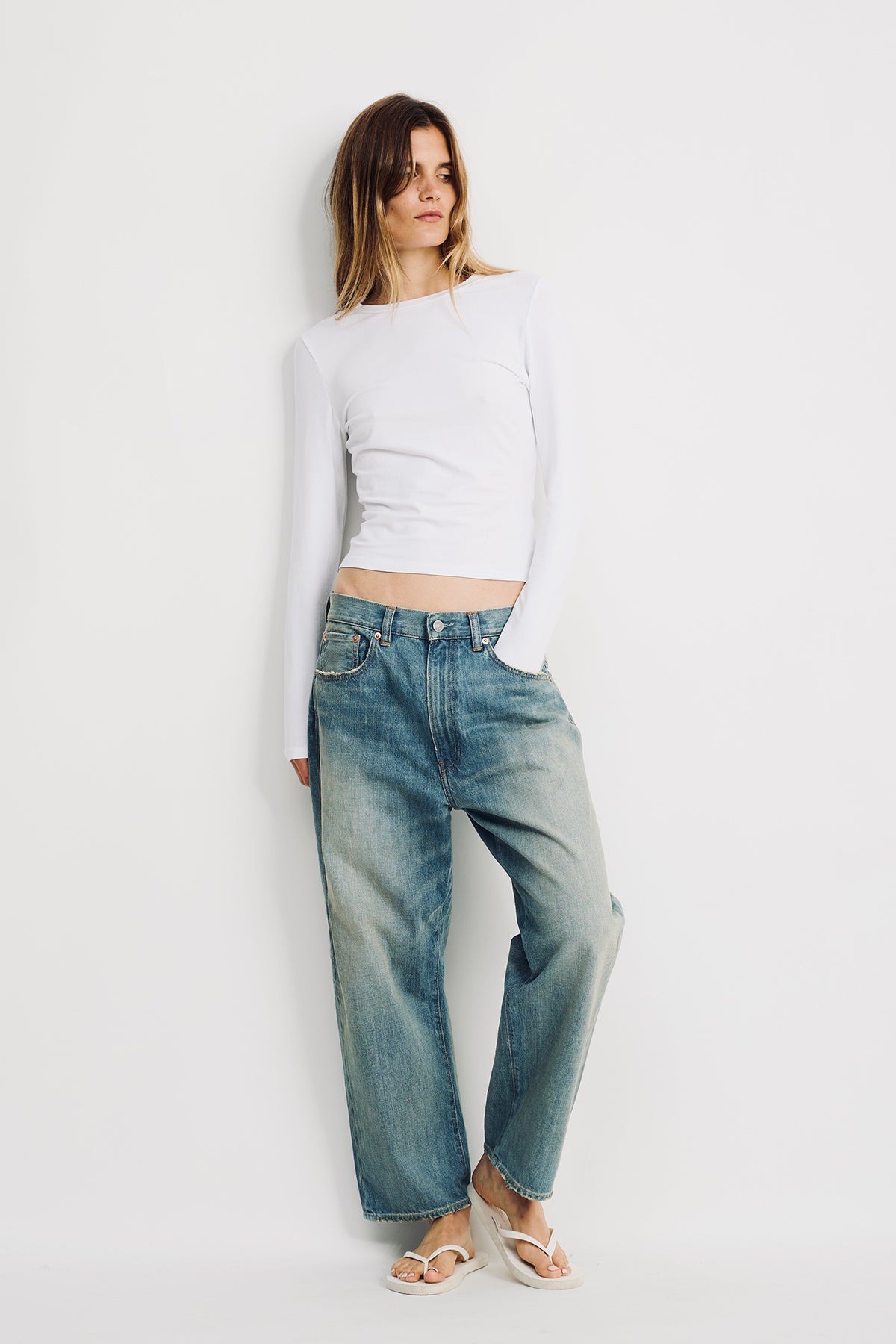 Haisley Slouch Boyfriend Jean - Reed Indigo