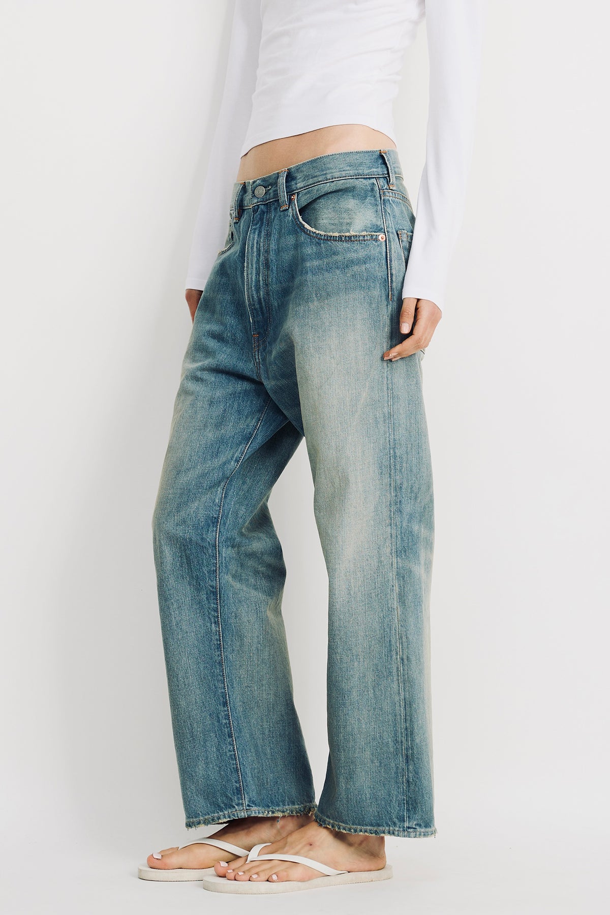 Haisley Slouch Boyfriend Jean - Reed Indigo