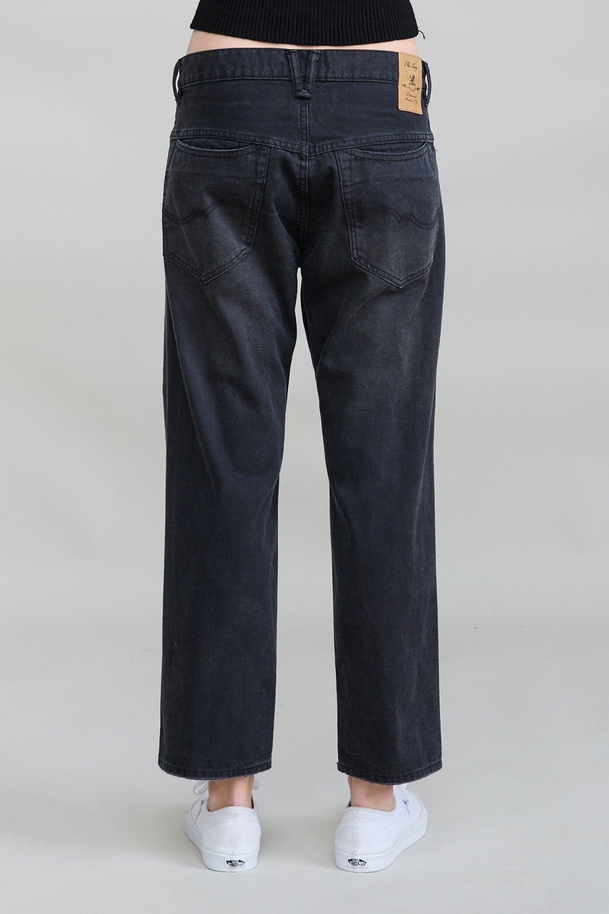 Lucy Boyfriend - Worn Black Canvas