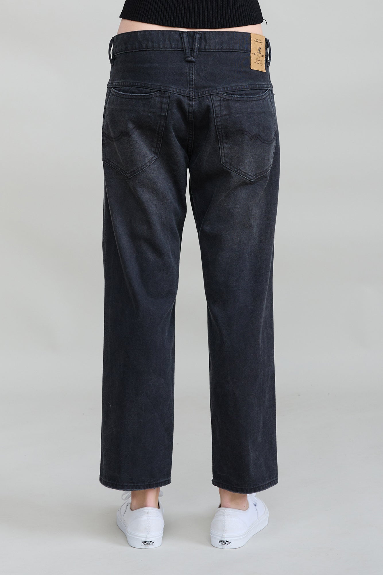 Lucy Boyfriend - Worn Black Canvas