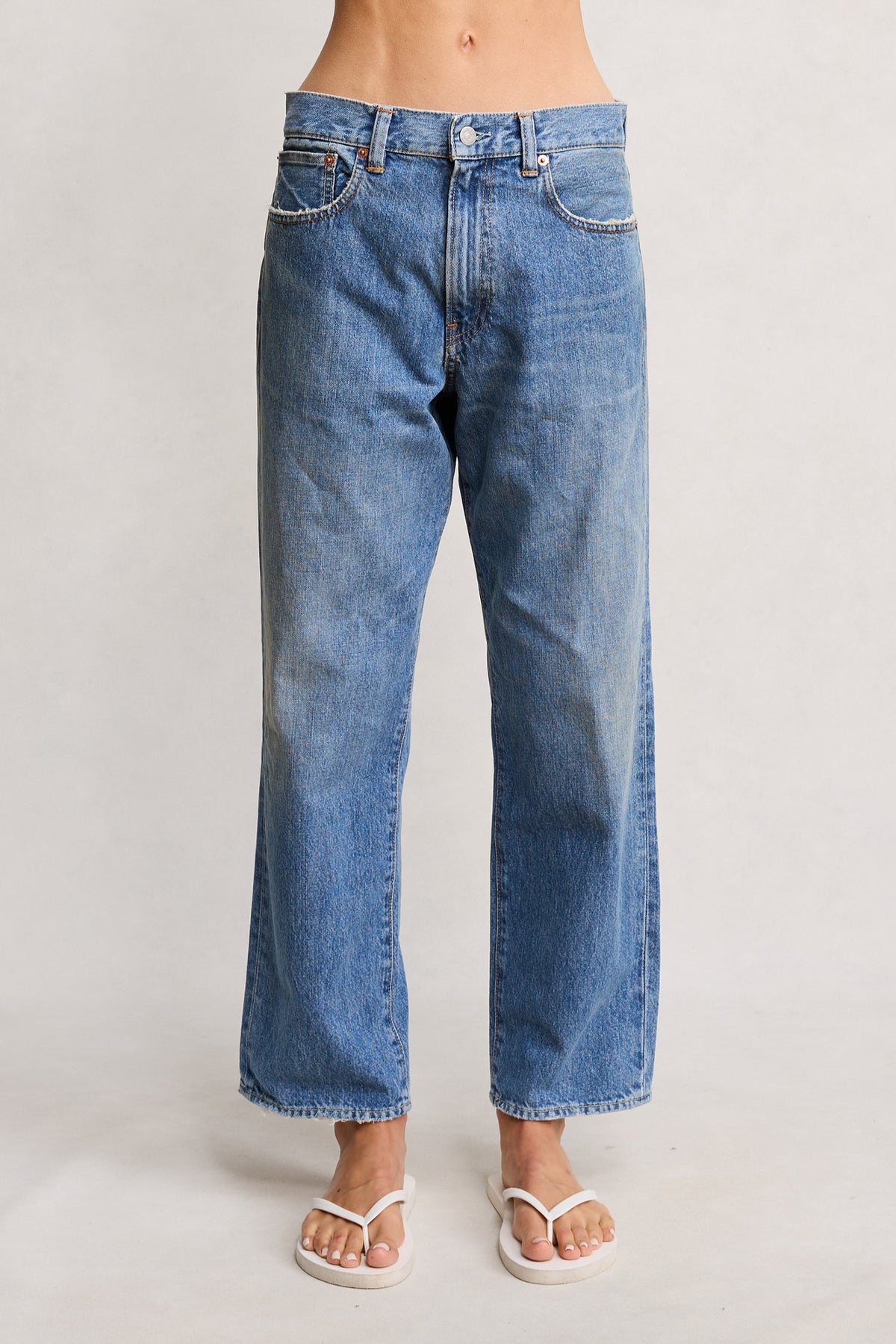 Lucy Boyfriend Jean - Rehan Blue