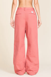 Blair Double Pleated Pant - Red