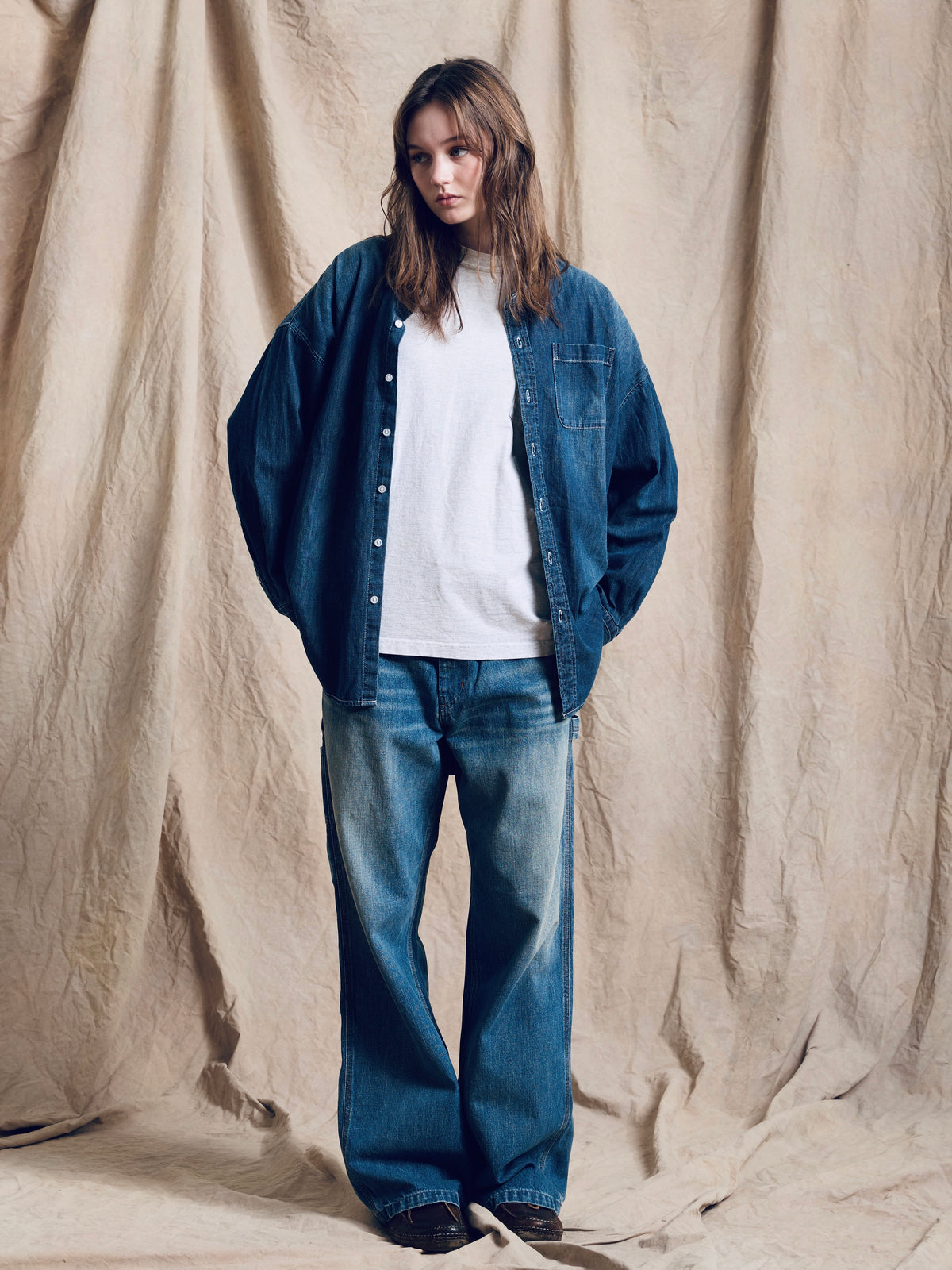 Teri Wide Leg Carpenter Jean - Fulton