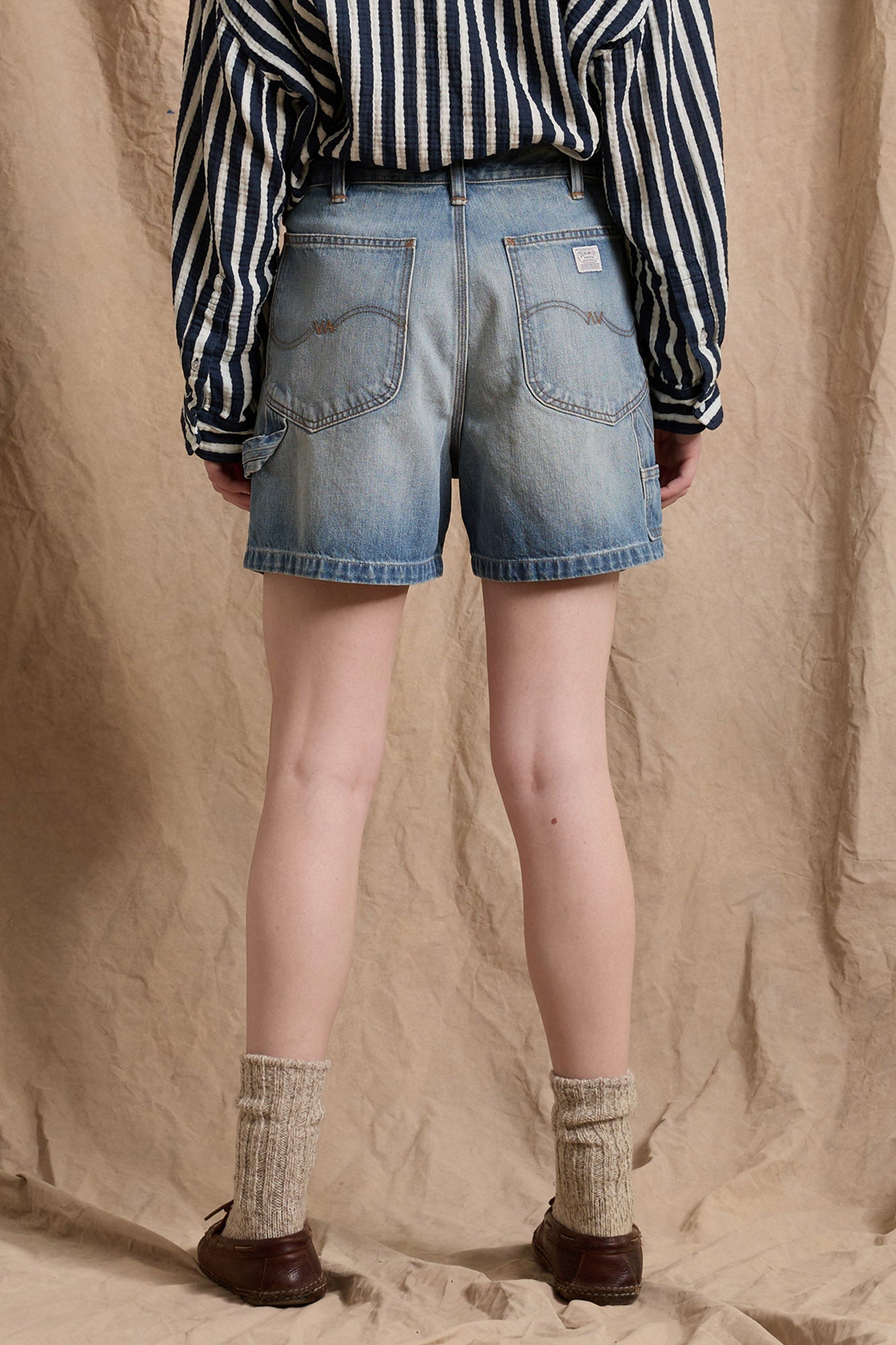 【WV PROJECT】Van Carpenter Denim Short Pants WV PROJECT】Van Carpenter Denim Short Pants (WV PROJECT