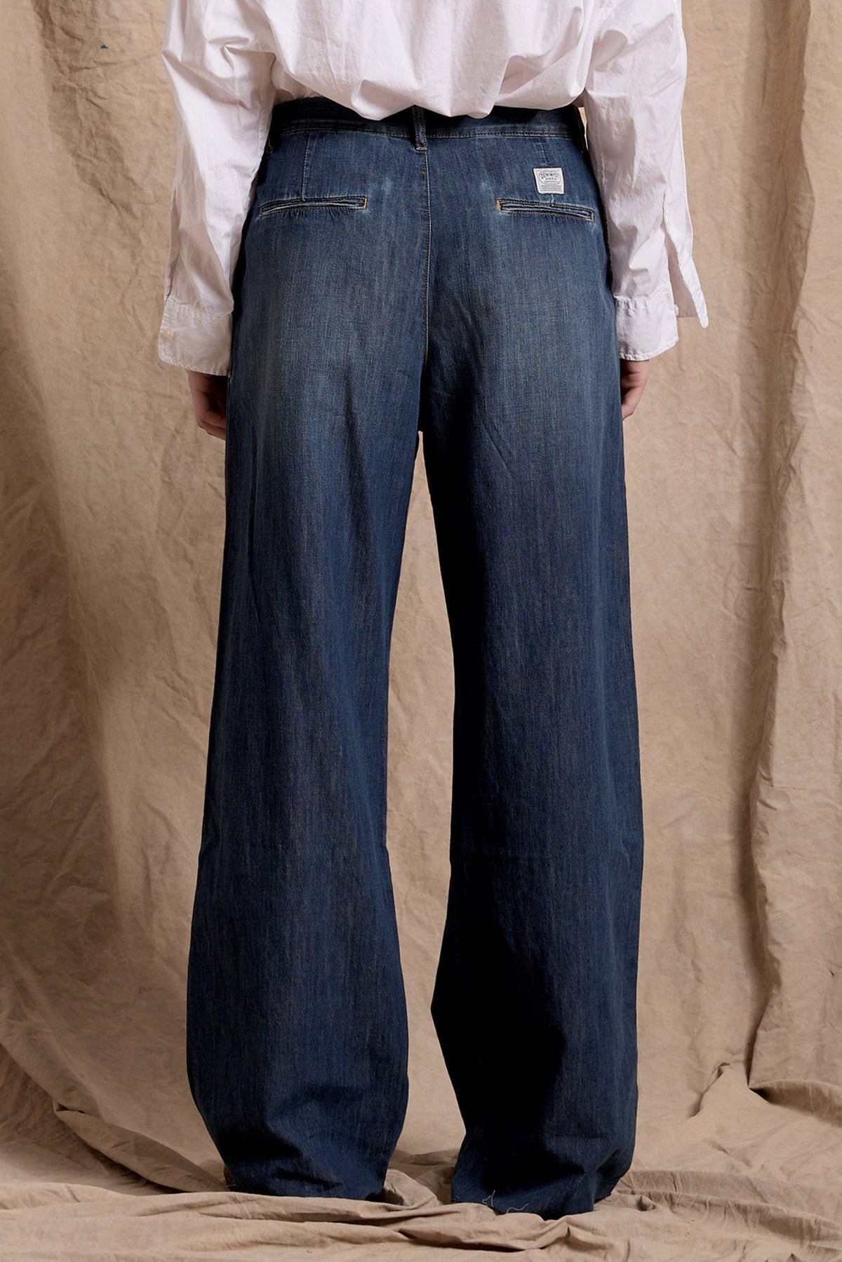 Blair Hose mit doppelter Bügelfalte - Seymour Indigo