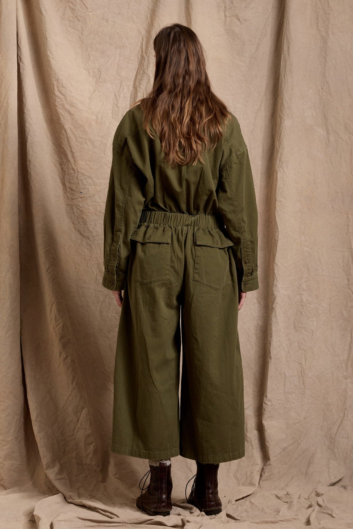 Utility Jumpsuit - Olive | Denimist