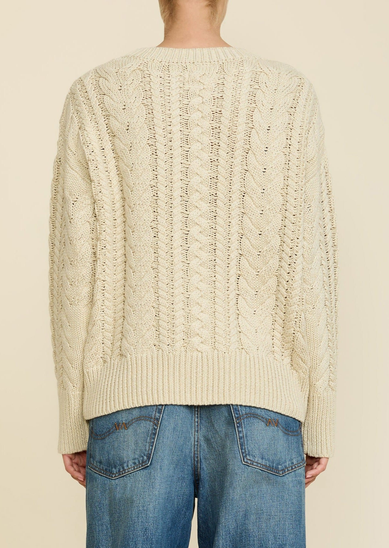Cable Sweater - Oatmeal