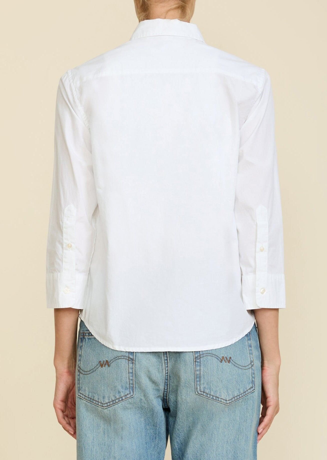 Adrienne Shrunken Shirt - White