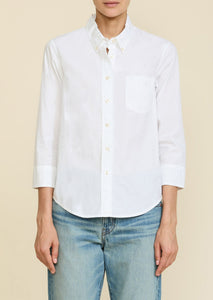 Adrienne Shrunken Shirt - White