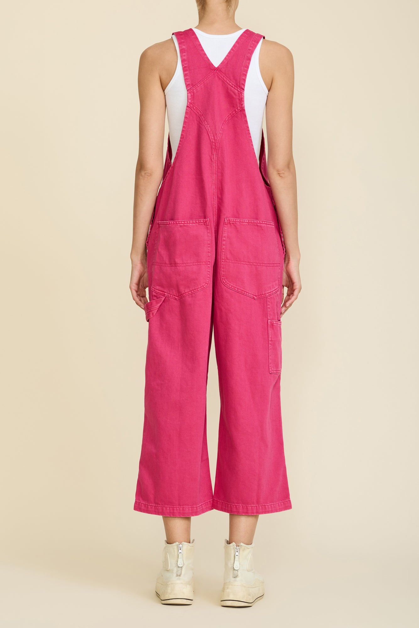 Relaxed Overall - Vibrant Pink