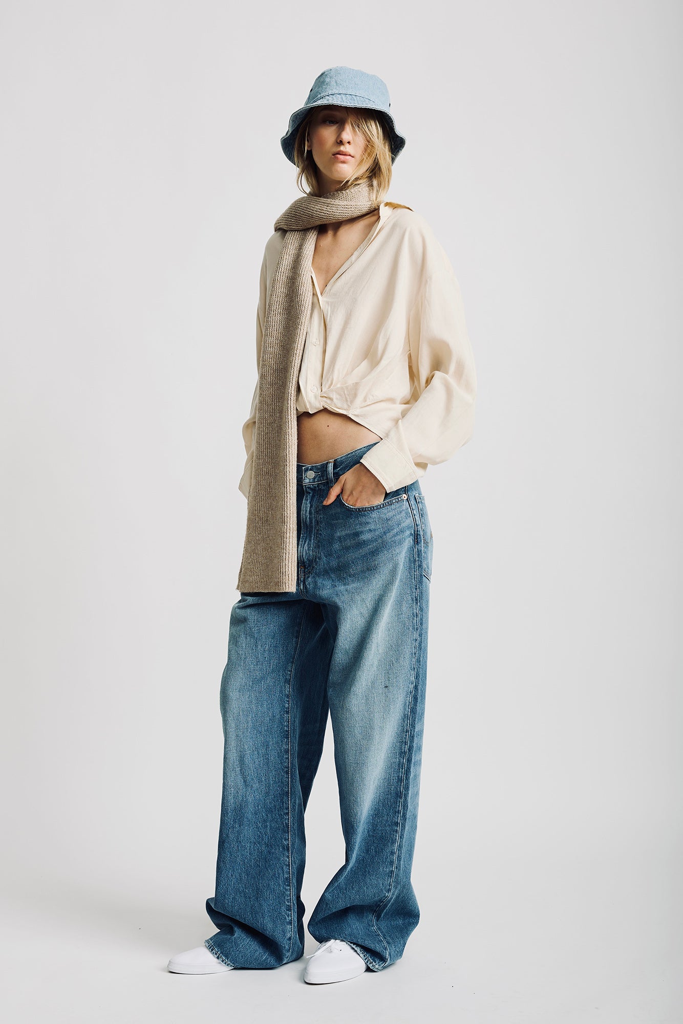 Teri Wide Leg Jean - Blake