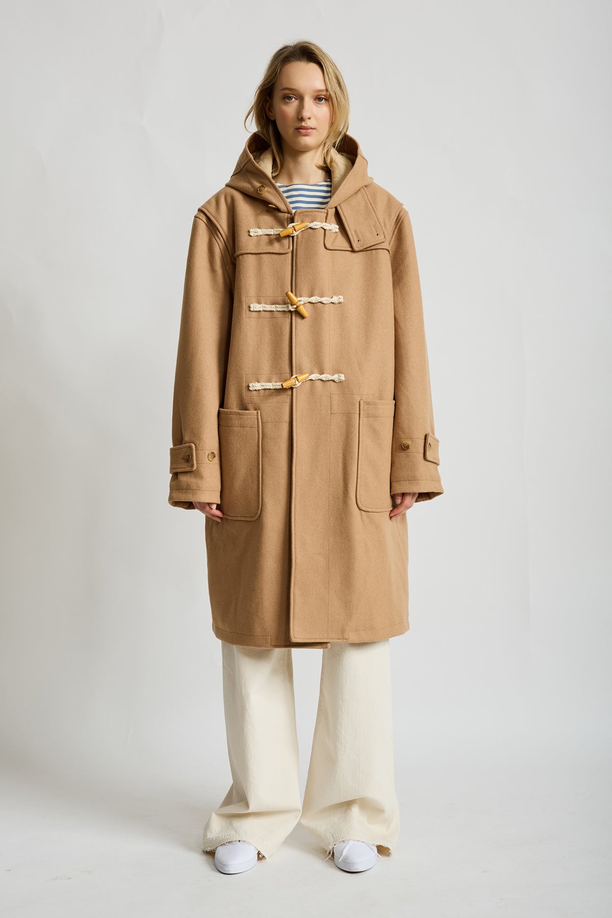 Clifden Duffle Coat - Camel Khaki