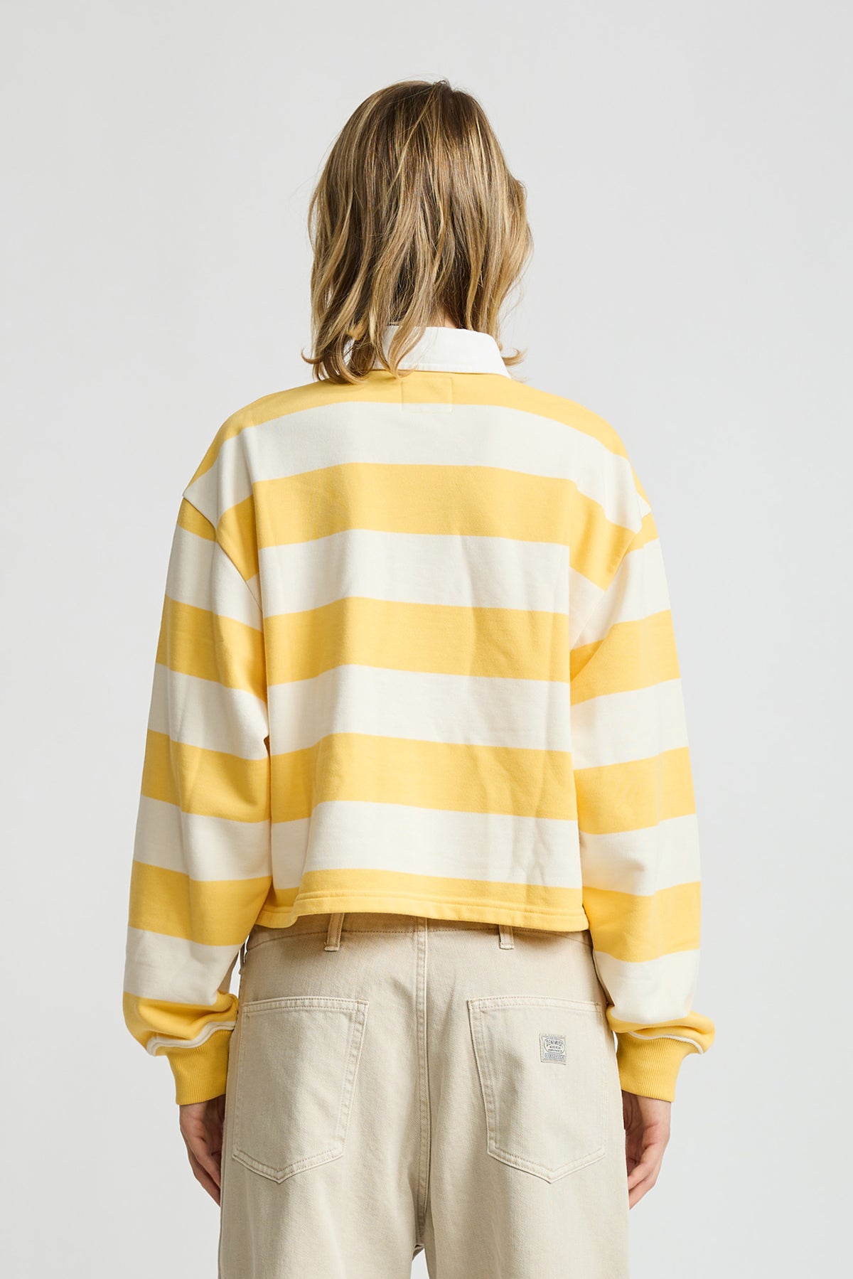 Charlie Rugby Tee - Jumbo Yellow Stripe