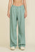 Double Pleat Wide Leg Chino - Sage