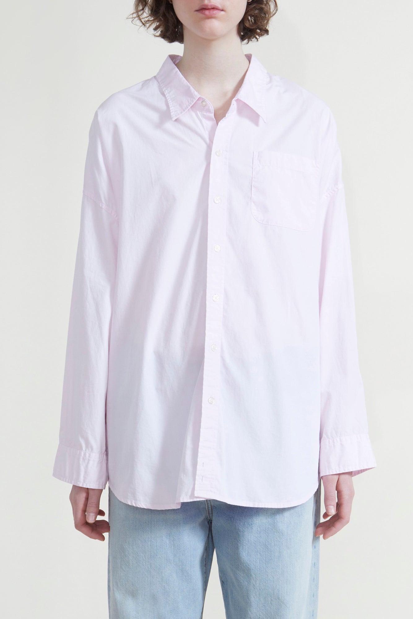 Oversized Button Front Shirt
