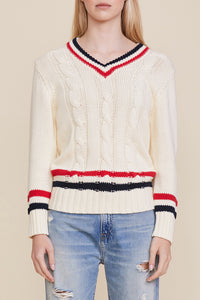 Shrunken Tennis Sweater