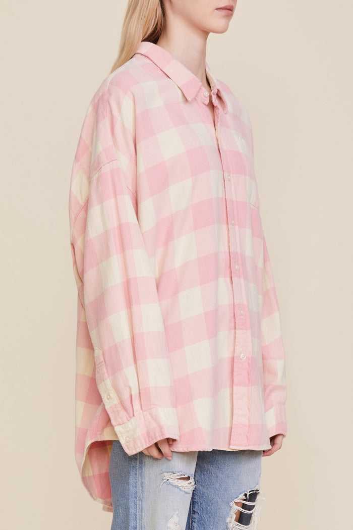 Oversized Button Front Shirt – denimist