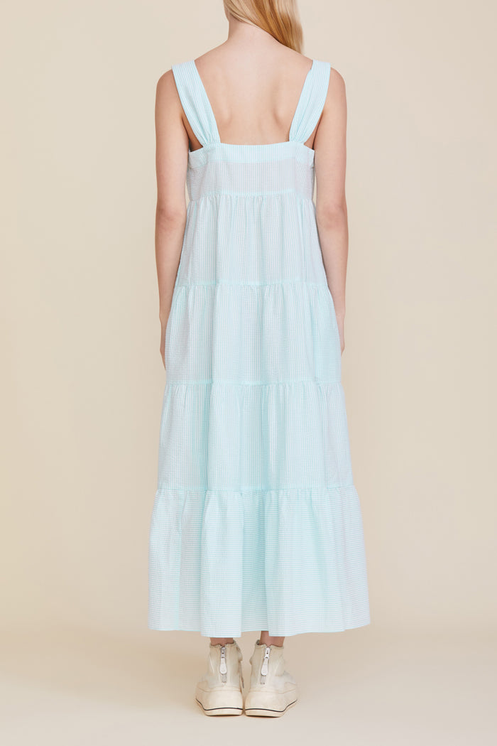 Tiered Maxi Dress - Turquoise