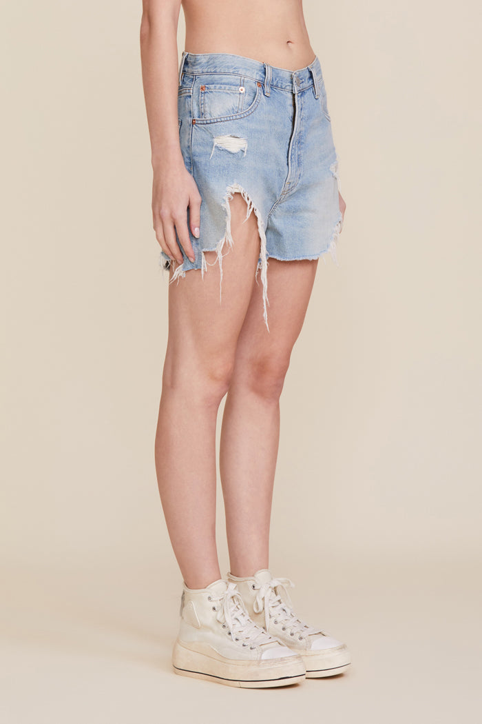 Nic High Rise Cutoff Shorts - Jinx Destroyed