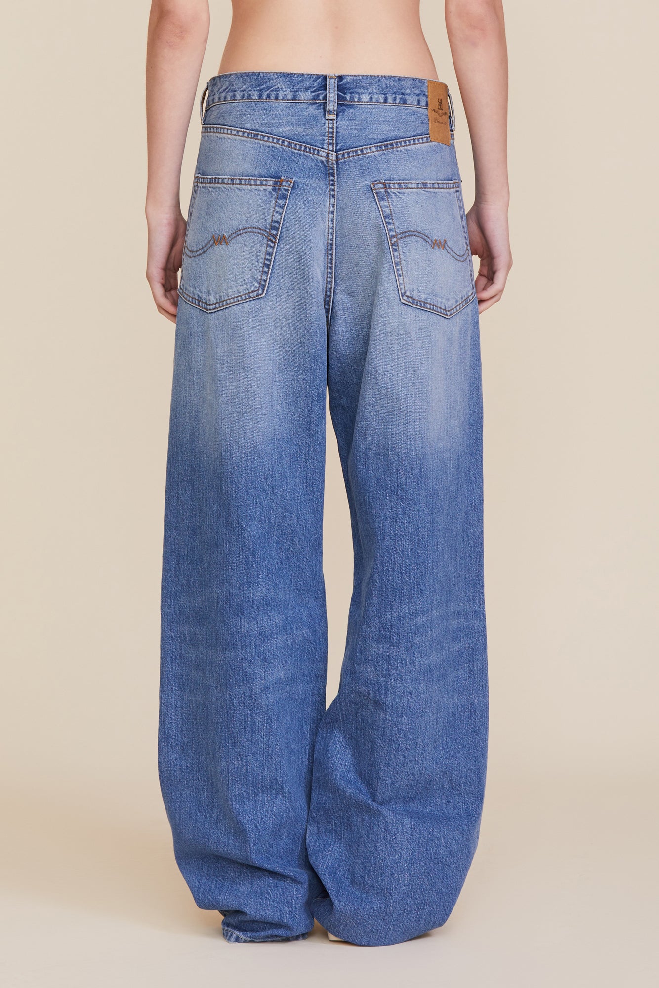 Teri Wide Leg Jean - Blake w/ Rips