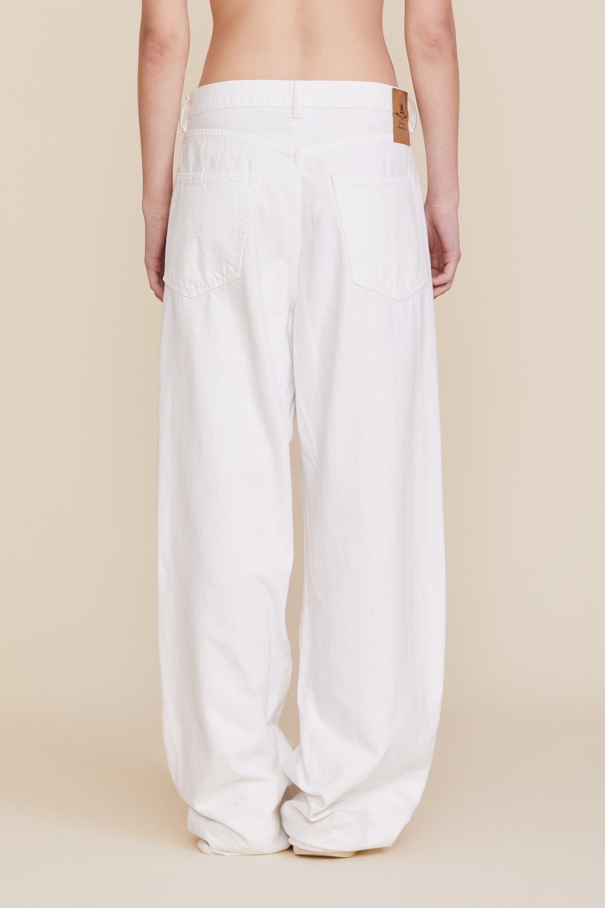 Teri Wide Leg Jean - White